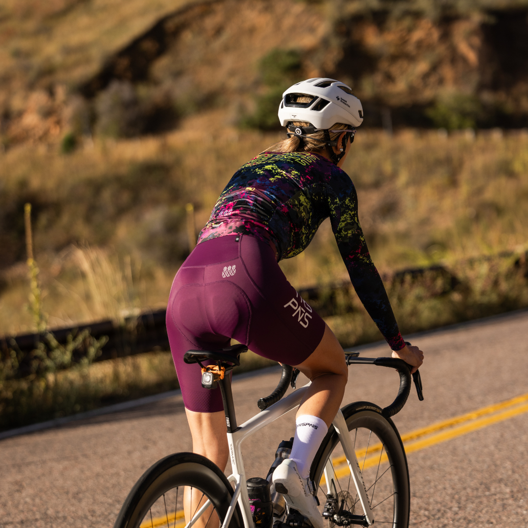 Women's Seamless Bibs | Plum