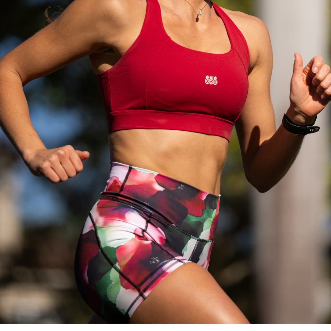 Women's OMG Shorts 5" | Crimson Bloom