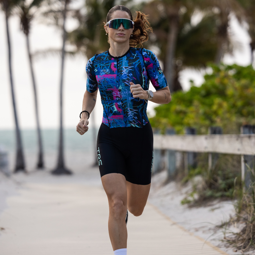 Edge Tri Suit | Blue Graffiti