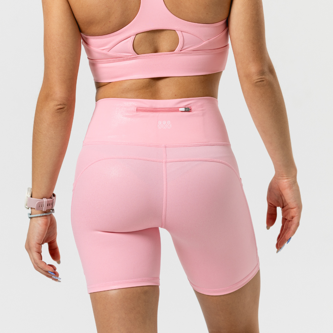 OMG Shorts 5" | Pink Glitter