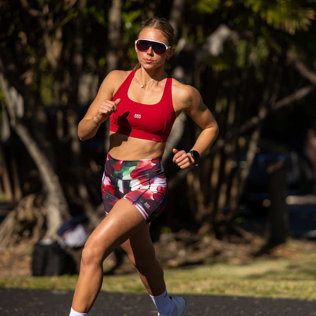 Women's OMG Shorts 5" | Crimson Bloom