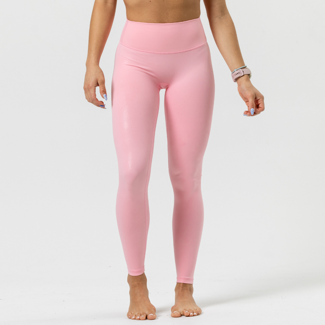 Women's Finesse Leggings | Pink Glitter