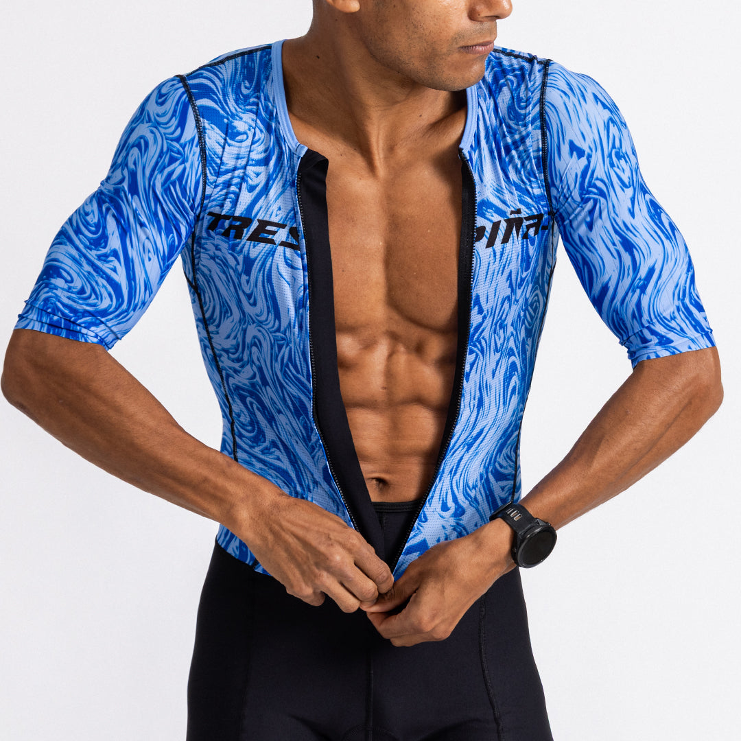 Men's Edge Tri Suit | Blue Surge