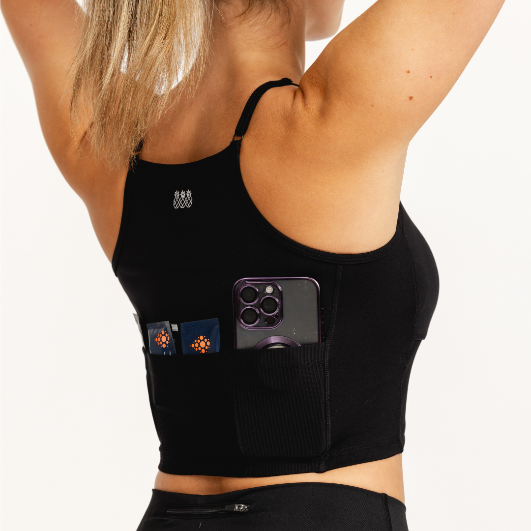 Revive Run Crop | Negro