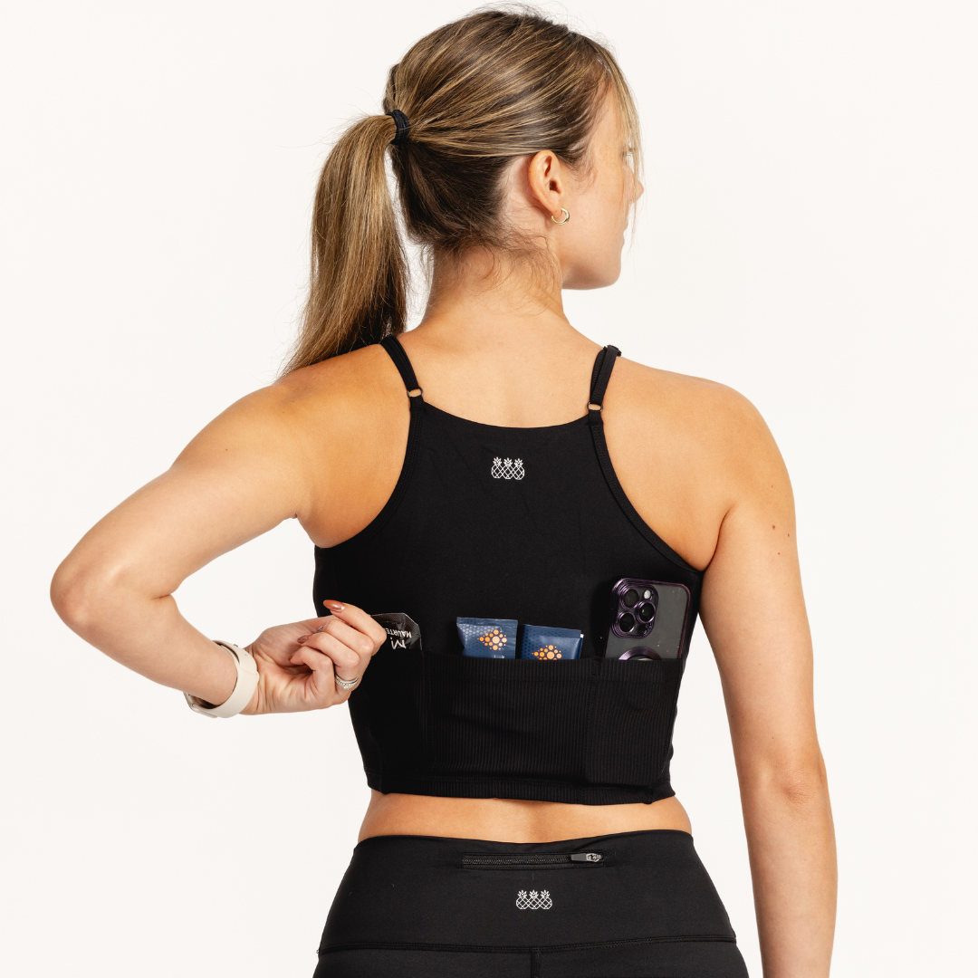 Revive Run Crop | Negro