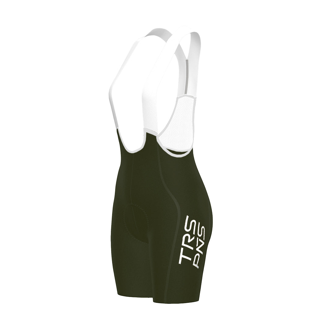 Women's Seamless Bibs | Dark Green