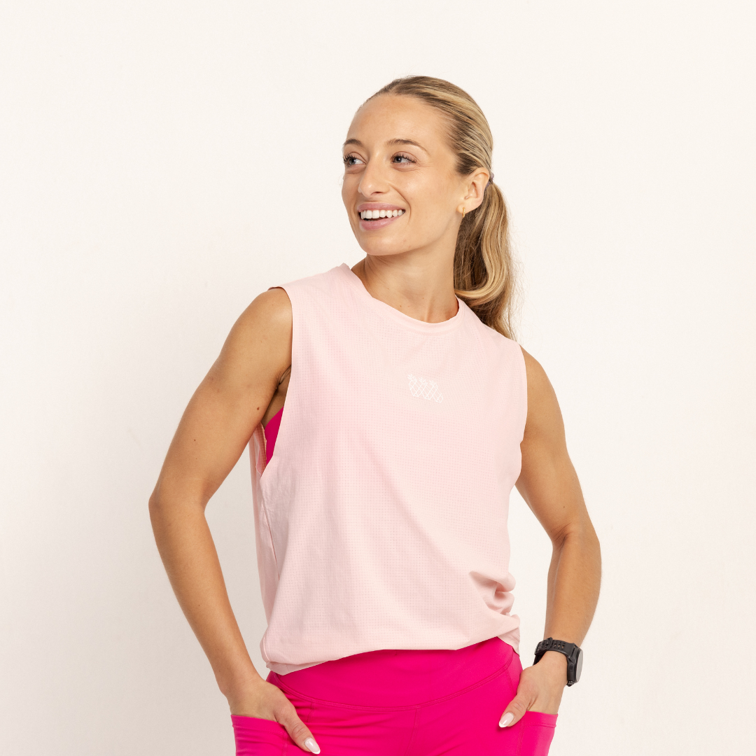 Pace Run Tank | Blush