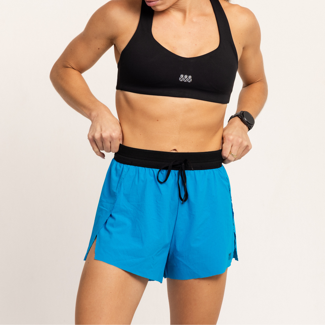 Tempo Running Shorts | Azure