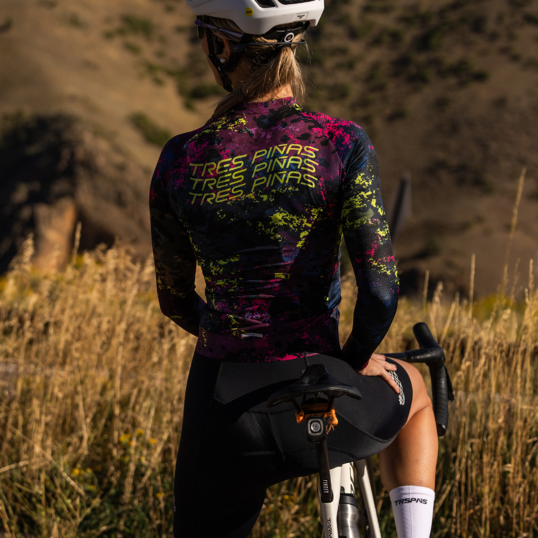 Women's Long Sleeve Pro Jersey  | Distressed