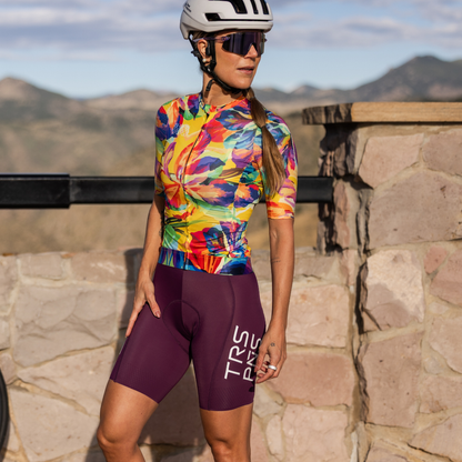 Women's Pro Jersey | Yellow Flowers