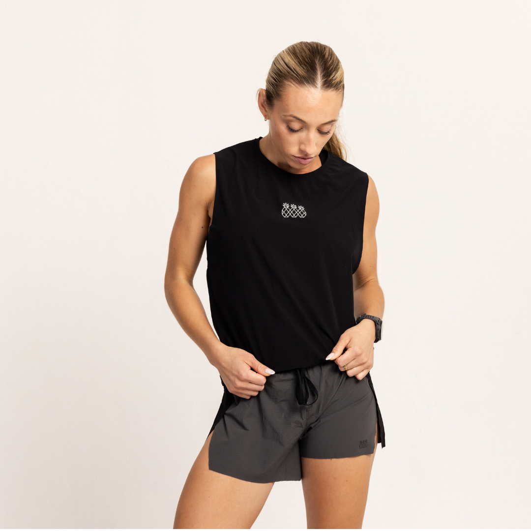 Pace Run Tank | Black