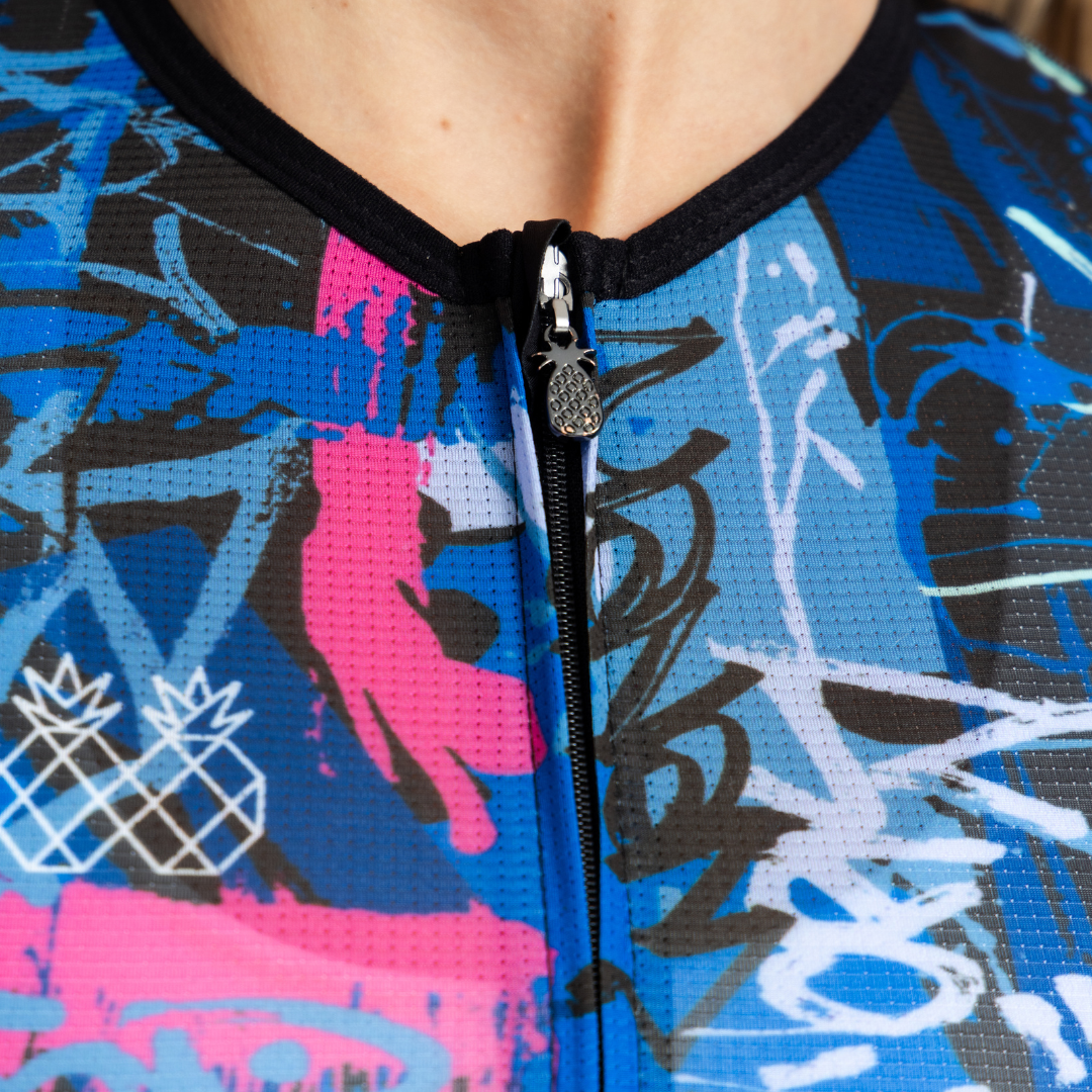 Edge Tri Suit | Blue Graffiti