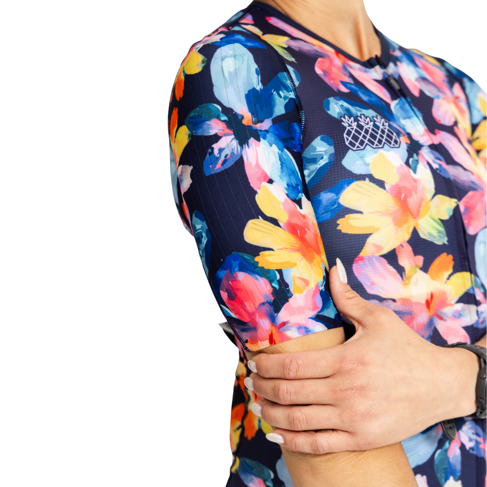 Edge Tri Suit | Midnight Petal – Tres Piñas