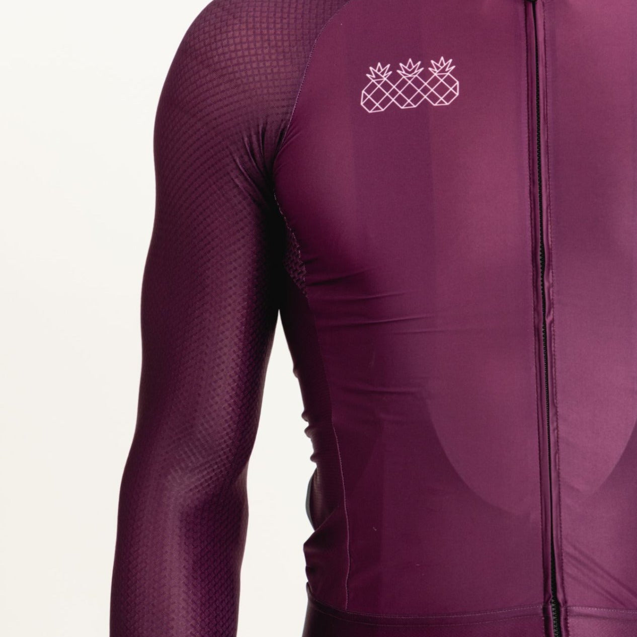 Men's Pro Long Sleeve Jersey | Plum