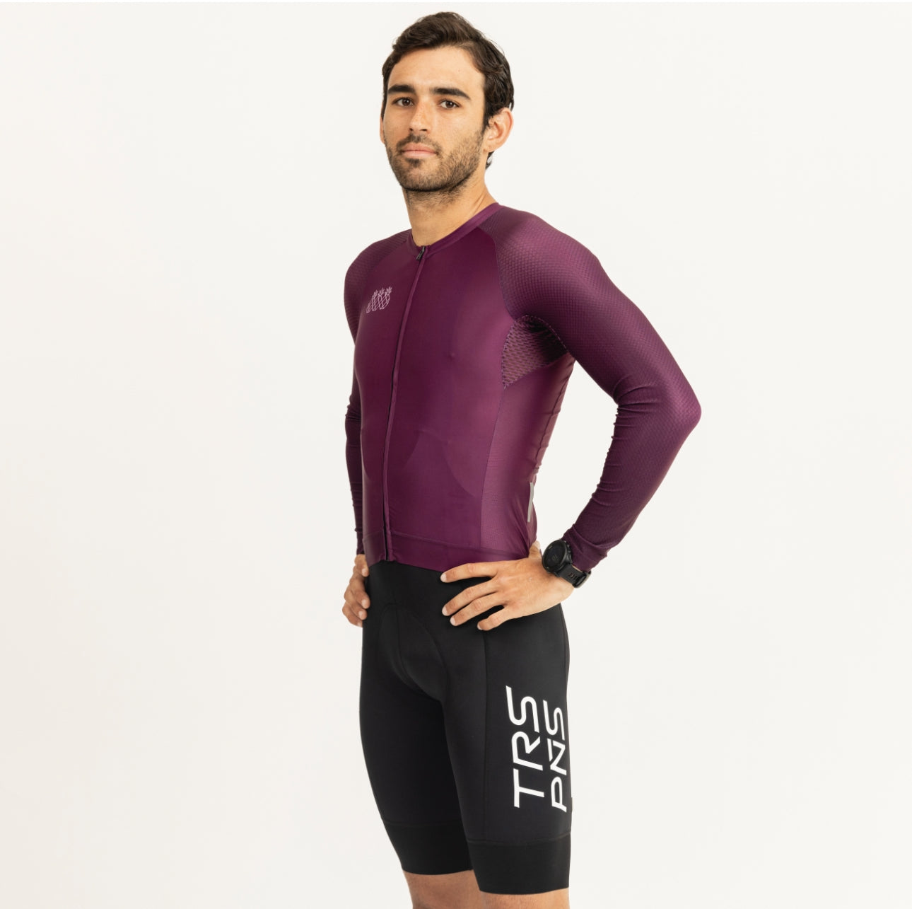 Men's Pro Long Sleeve Jersey | Plum