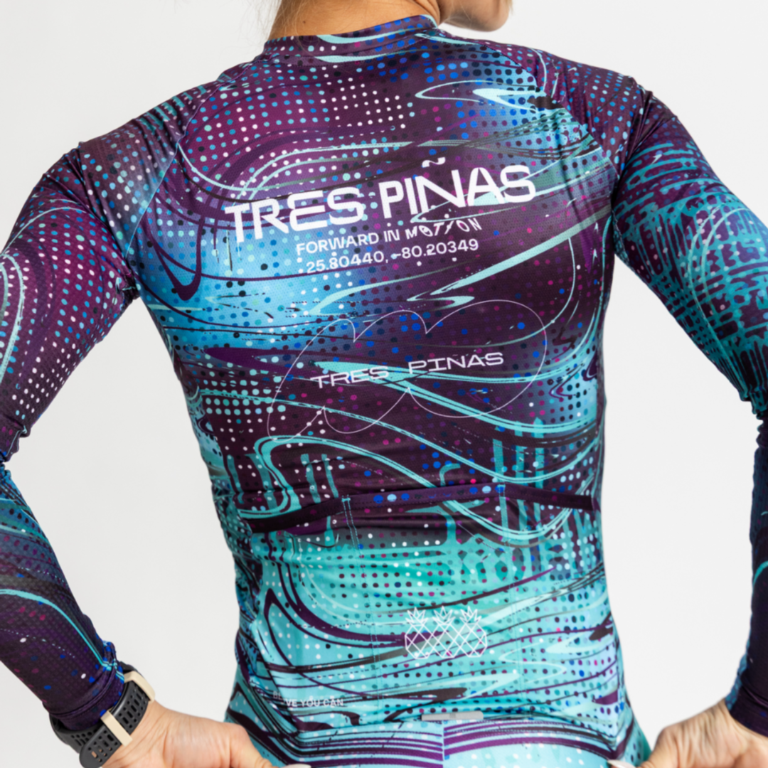 Women's Long Sleeve Pro Jersey  | Lunar Wave