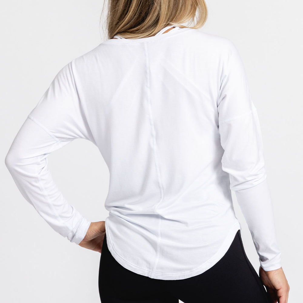T-shirt Longues Manches Gymboree Blanc à Paillettes - Taille 4/5 - Neuf Avec Étiquette