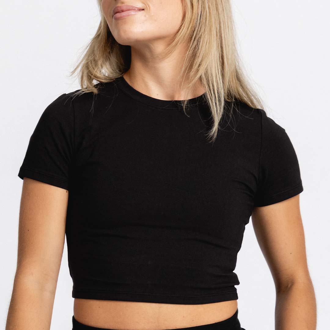 Women's Balance Crop | Black