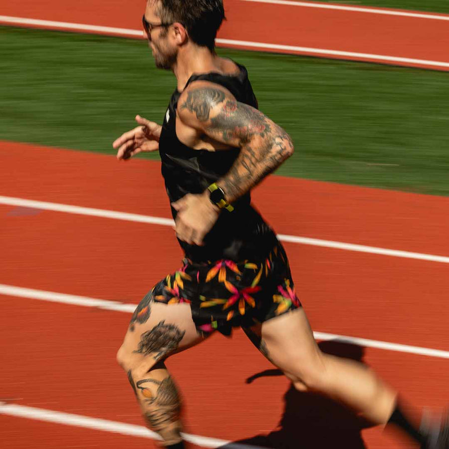 Men's Print Running Shorts | Bird of Paradise