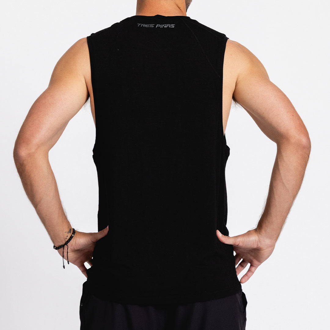 Men's Strength Muscle Tank | Black