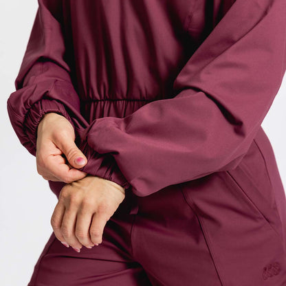 Women's Adapt Quarter-Zip Crop Jacket | Plum