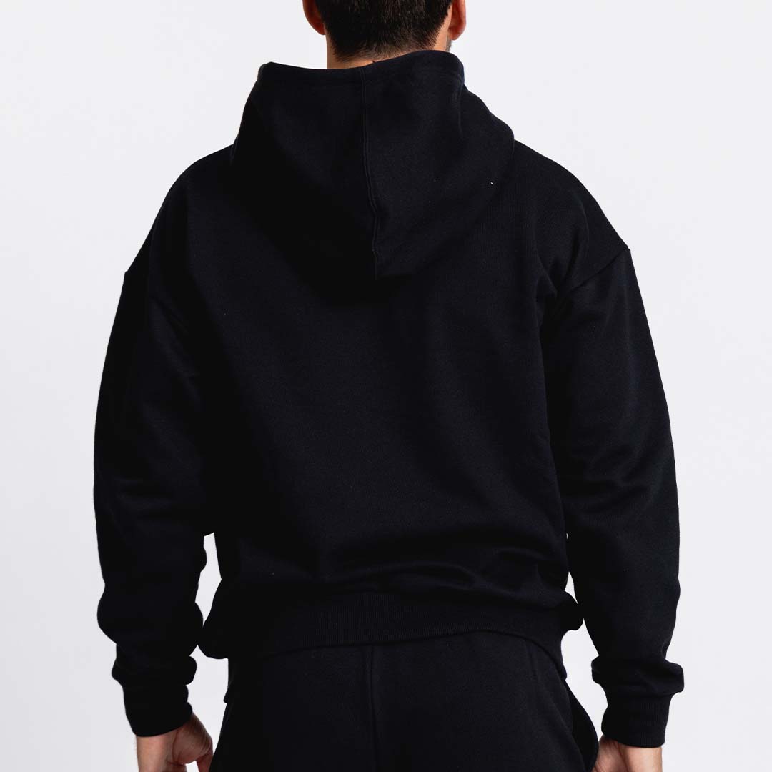 Unisex Reset Full-Zip Hoodie | Black