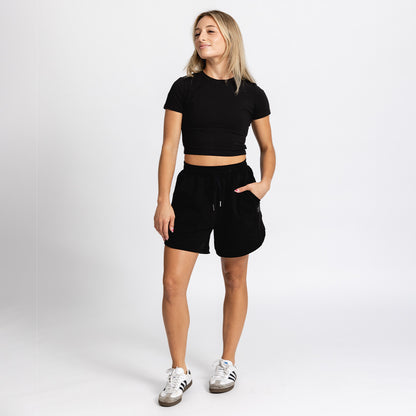 Women's Balance Crop | Black