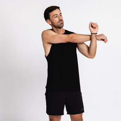 Men's Strength Muscle Tank | Black