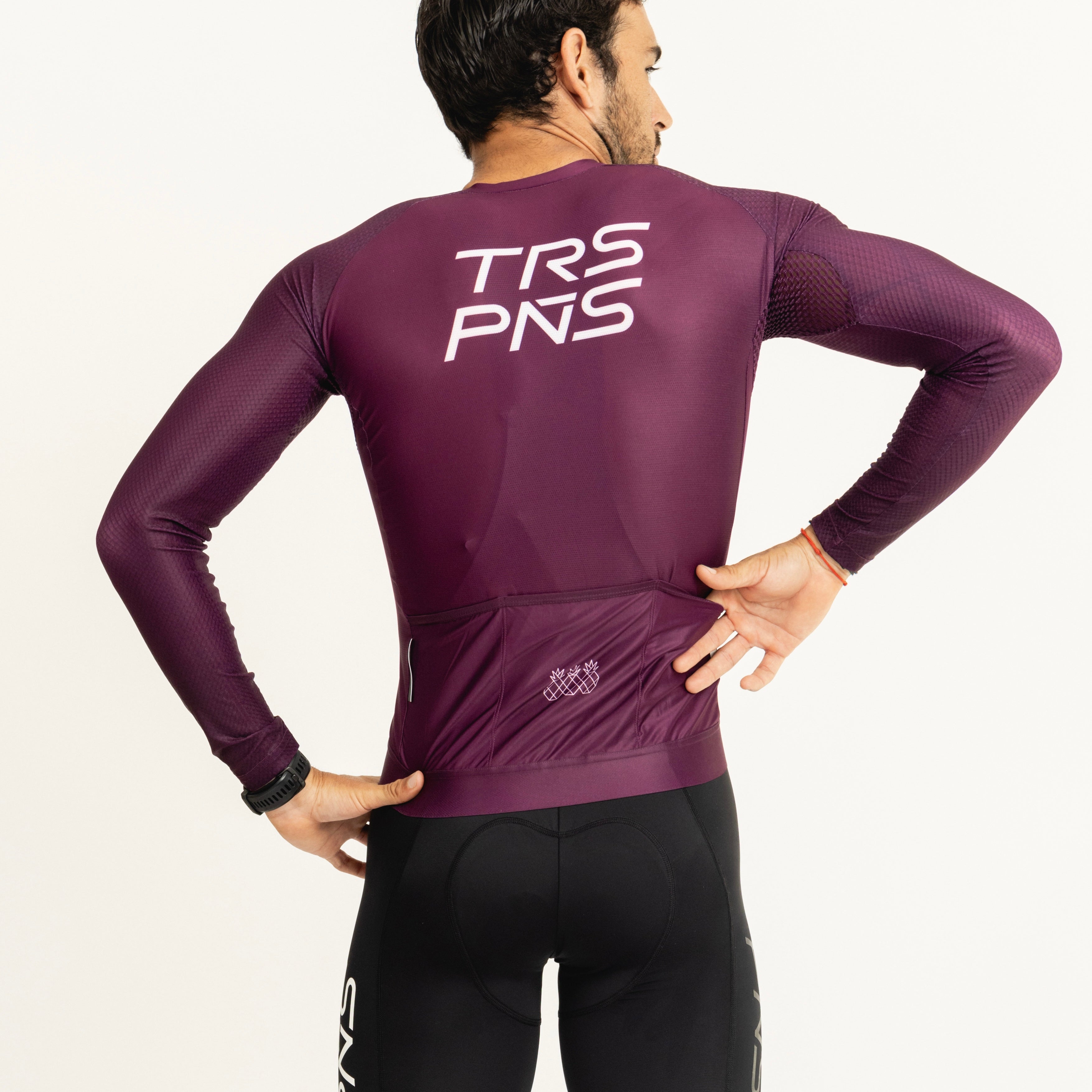 Men's Pro Long Sleeve Jersey | Plum