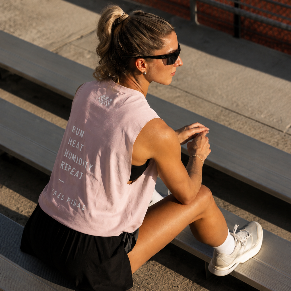 Pace Run Tank | Blush