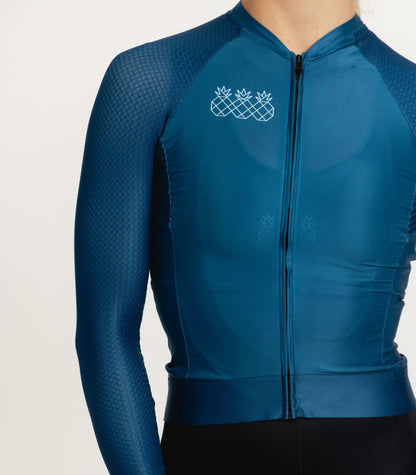 Women's Long Sleeve Pro Jersey  | Teal