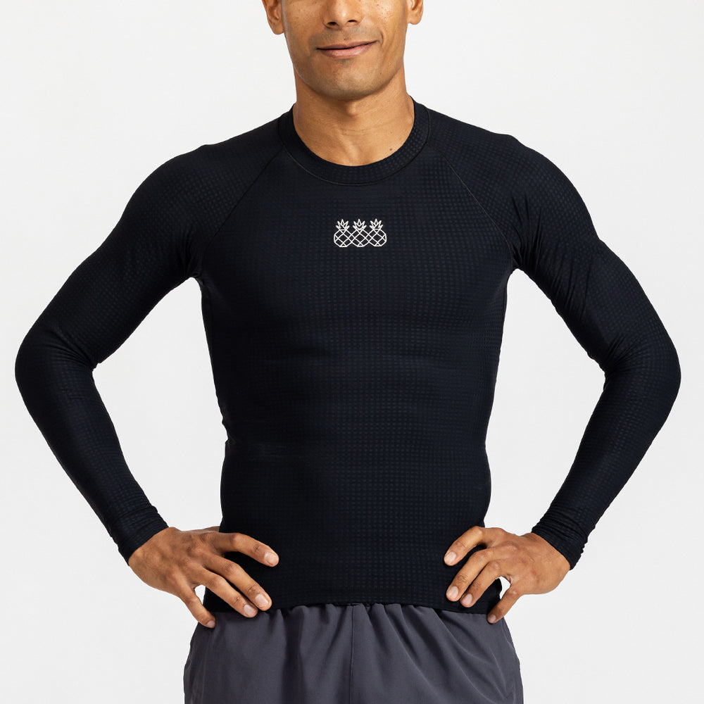Men's Thermal LS Base Layer Black – Tres Piñas1