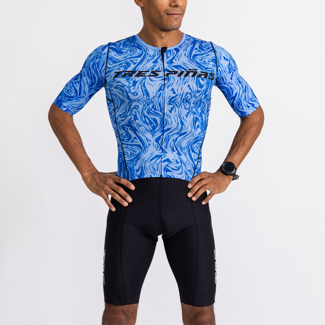 Men's Edge Tri Suit | Blue Surge