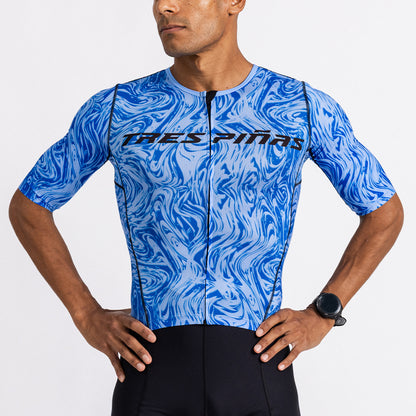Men's Edge Tri Suit | Blue Surge