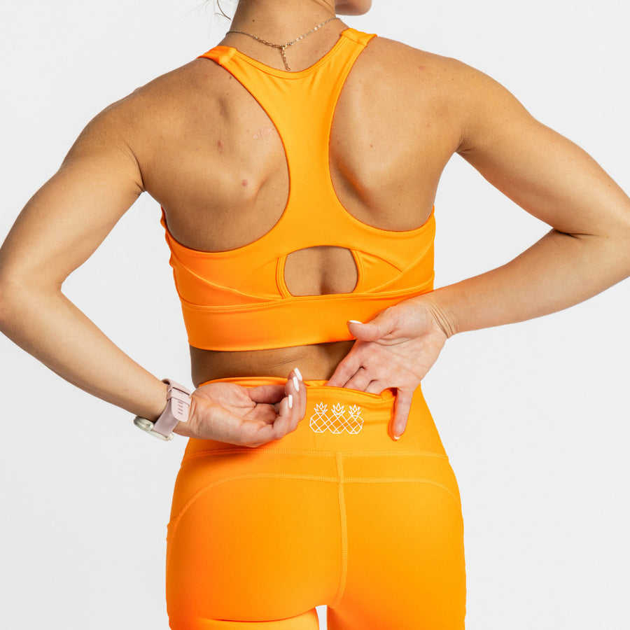 Women's OMG Shorts 4" | Neon Orange