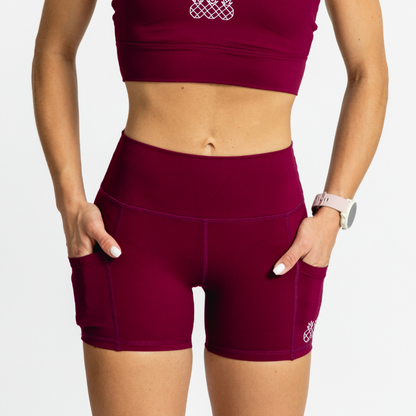 Women's OMG Shorts 4" | Merlot