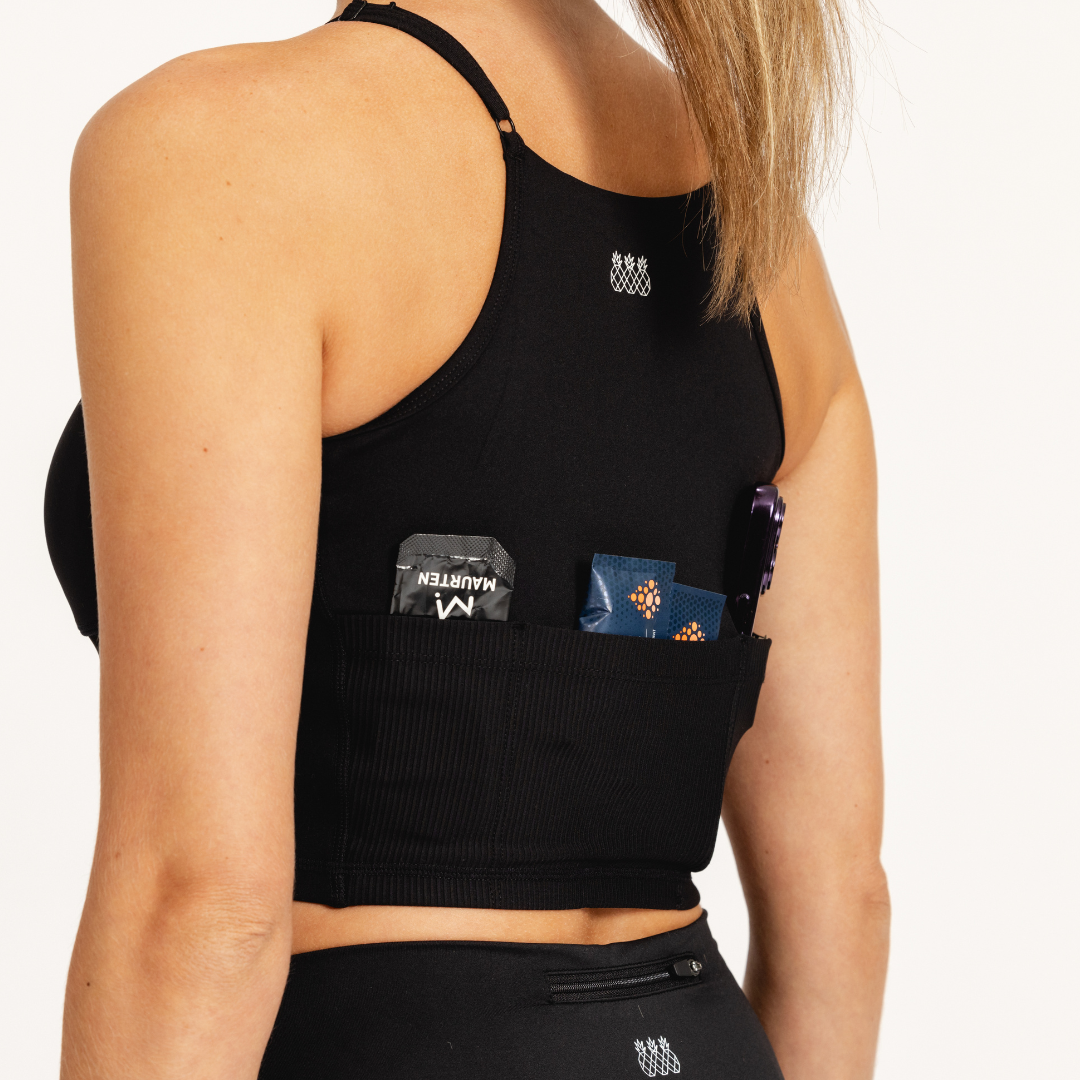 Revive Run Crop | Negro