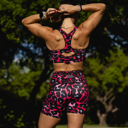 Women's OMG Shorts 6" |  Hot Pink Safari