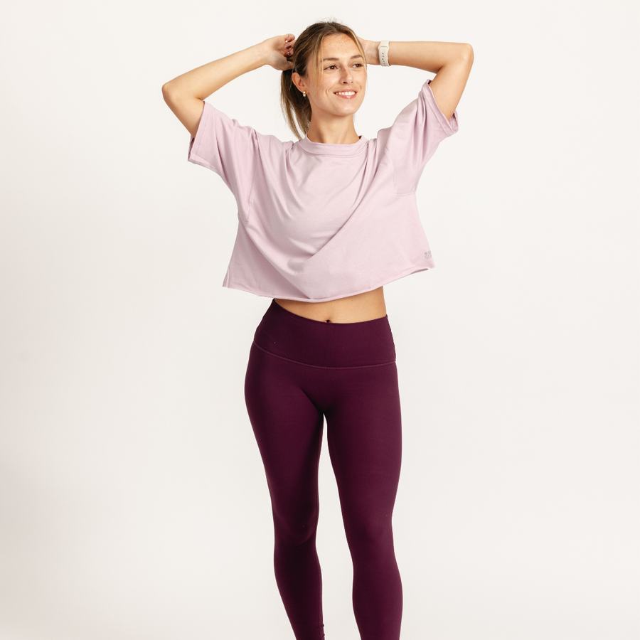 Women's With Ease Crop Tee | Lavender