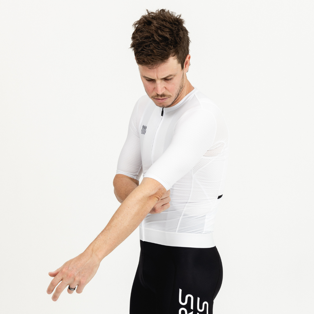 Men's Lightweight Pro Jersey | White – Tres Piñas