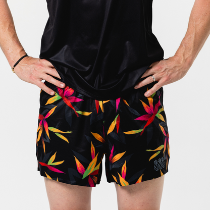 Men's Print Running Shorts | Bird of Paradise