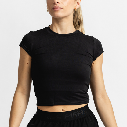 Women's Perform Crop | Black