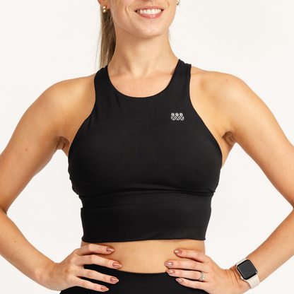 Women's Endurance Crop Top Bra | Black