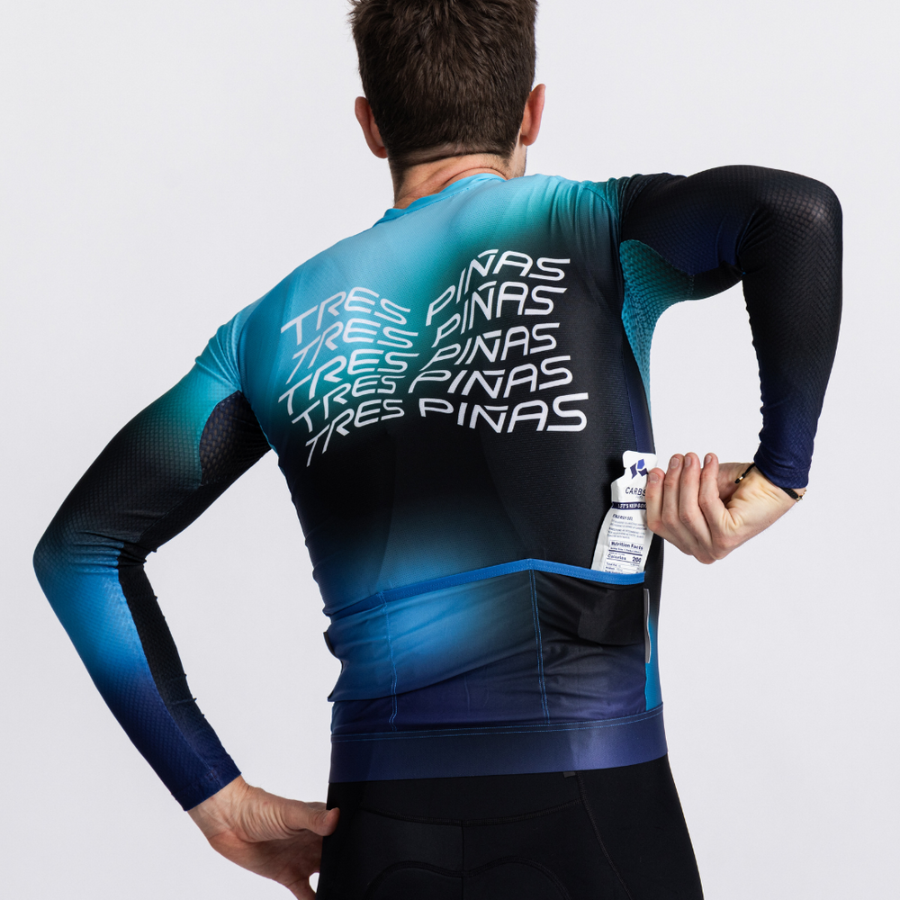Men's Long Sleeve Jersey | Azul – Tres Piñas