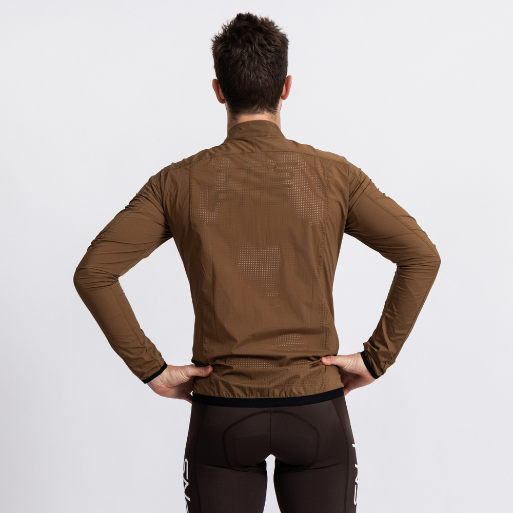 Men's Stash Windproof Jacket | Brown – Tres Piñas