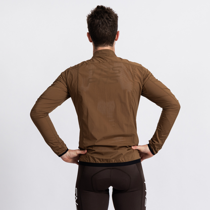 Men's Stash Windproof Jacket | Brown