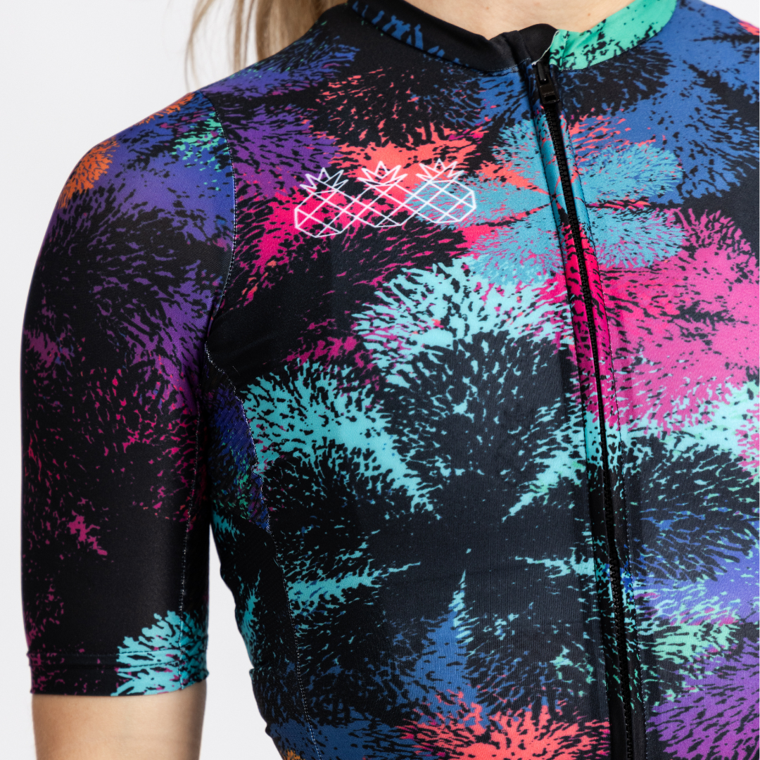 Women's Signature Jersey | Purple Flowers