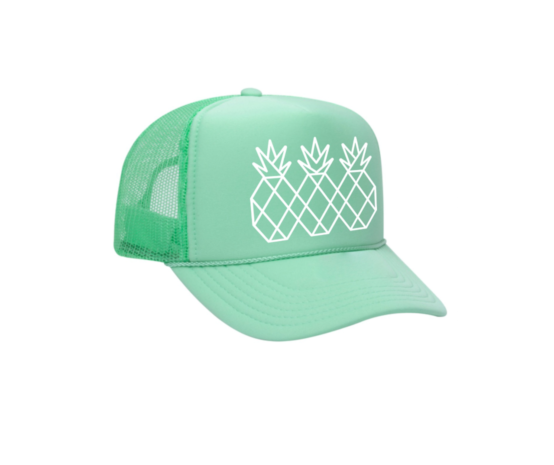 Tres Piñas Classic Trucker Hat | Mint