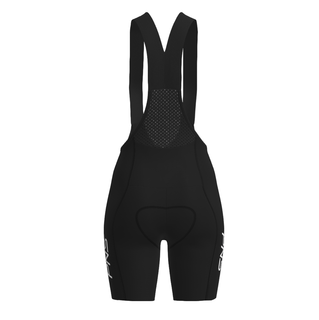 Women's Seamless Bibs | Black