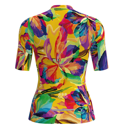 Women's Pro Jersey | Yellow Flowers